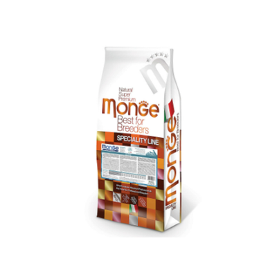 Сухой корм для взрослых собак всех пород с лососем и тунцом Monge Dog PFB Speciality Hypo 15кг