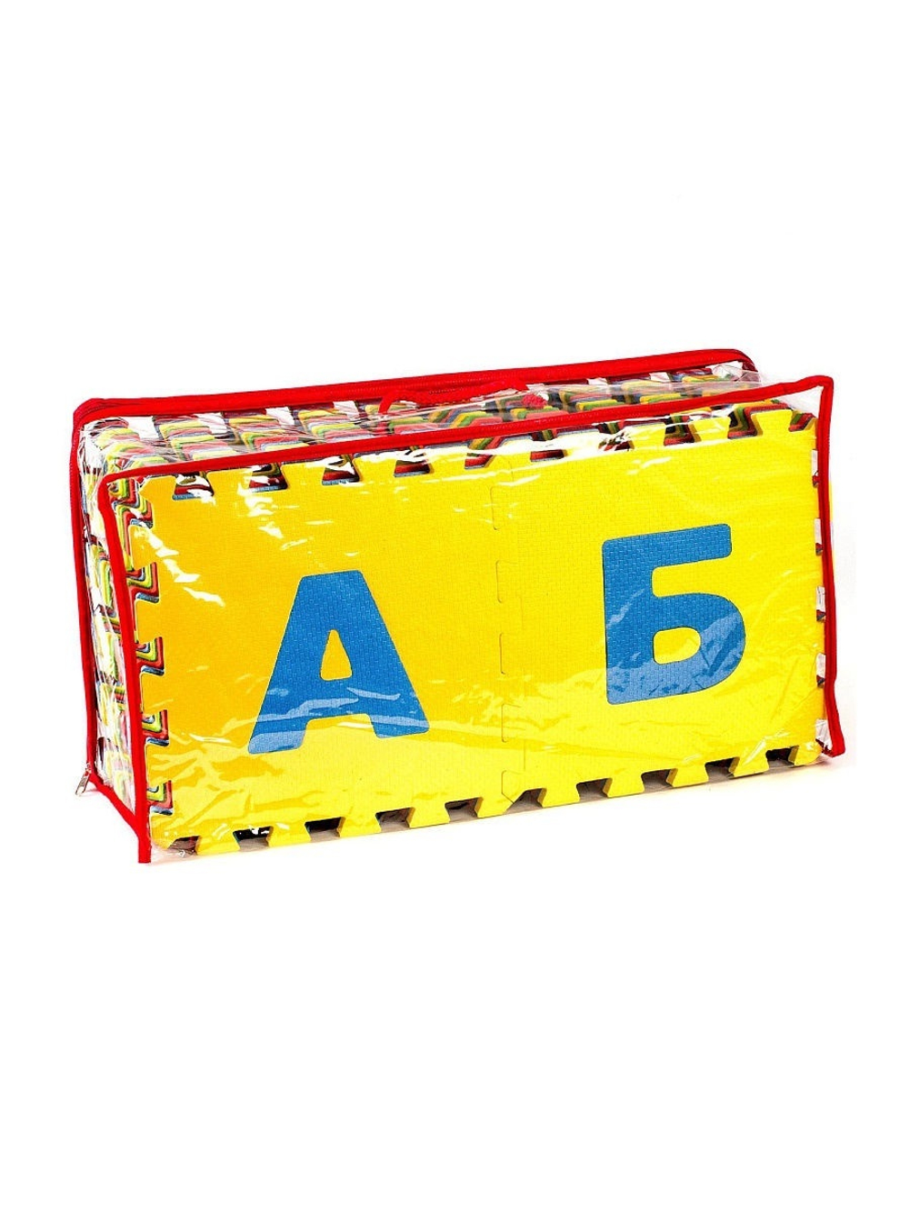 Коврик - пазл мягкий РУССКИЙ АЛФАВИТ размер 2 м2 (в комплекте 32 детали 25*25 см) арт. 25МПД2/Р