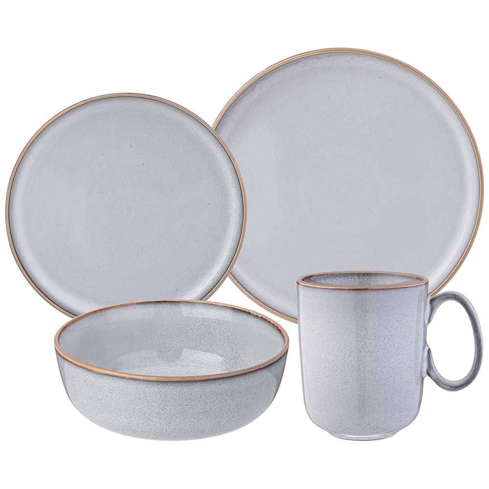 НАБОР ПОСУДЫ ОБЕДЕННЫЙ BRONCO "MODERN SAND" НА 4 ПЕР. 16 ПР. (КОР=1НАБ.)