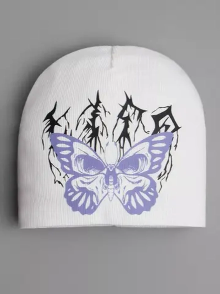 Шапка для девочки трикотажная осенняя y2k