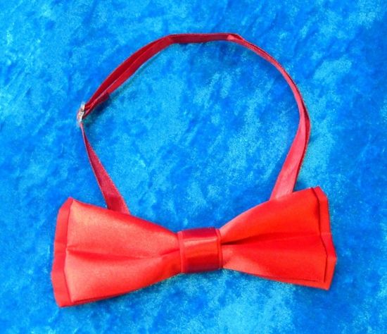 Галстук бабочка классика, лайм глянец