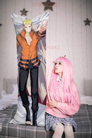 Дакимакура Наруто Узумаки и Саске Учиха арт. 0359