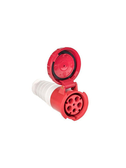 Розетка кабельная 63А 380В 3P+РЕ+N IP67 (235) EKF ps-235-63-380
