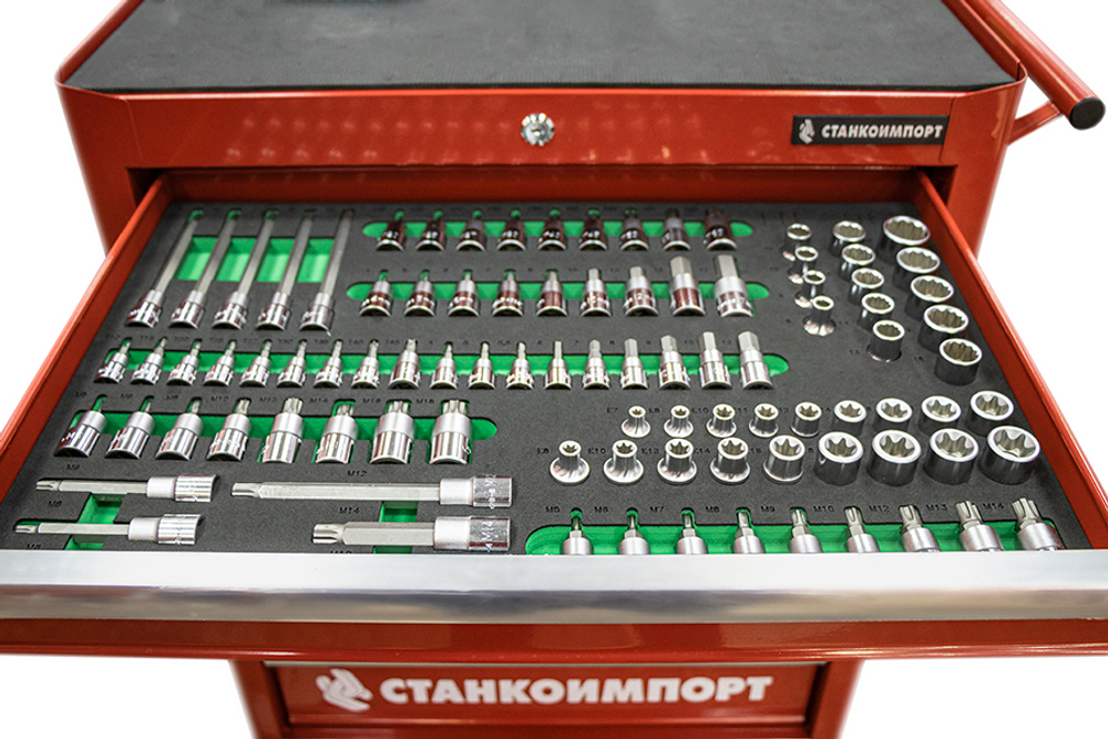 TTF-96R ложемент торцевых головок и бит 96 предметов