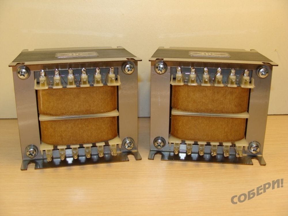 Выходной двухтактный полностью симметричный трансформатор тип OT - PPUK - 6.0 / 4 / 8 / 16 - 50