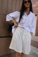 Шорты Lumina с белой вставкой на поясе