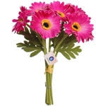 Цветы искусственные «Natur» 33см Герберы 7шт розовые