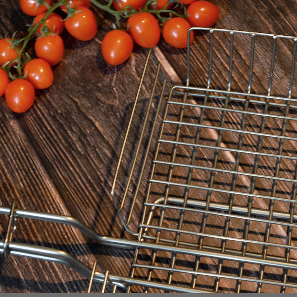 Решетка для барбекю 42*38*7,3см нерж "Премиум"