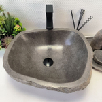 Раковина из речного камня RS-63874 (50*43*16) 0123