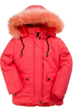 Куртка для девочки 104 р-р Мембрана коралловый (Bonito)