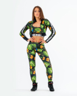 Женская укороченная кофта Nebbia High-energy crop jacket 564 SQ.green