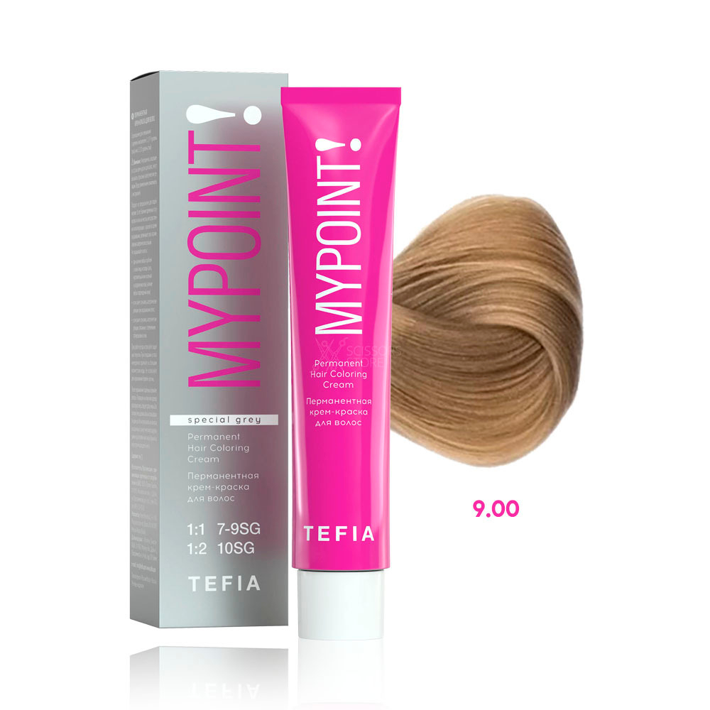 TEFIA Перманентная крем-краска для волос MYPOINT 60мл