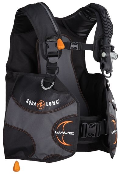 Жилет-компенсатор Aqua Lung Wave Black⁄Charcoal⁄Orange