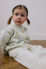 Кардиган вязаный (цветочные мечты)