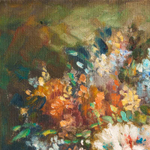 Натюрморт «Садовые цветы»