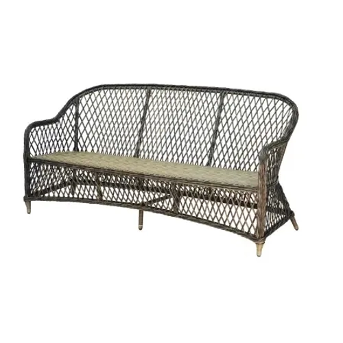 Софа трехместная "Уэльс", плетение ромб Ro-tango