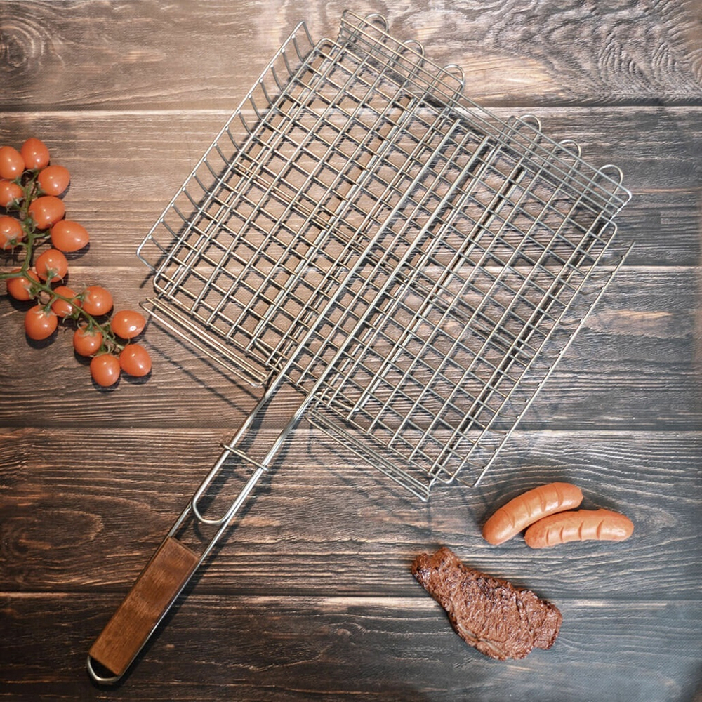 Решетка для барбекю 36*32*6,8см нерж "Премиум"