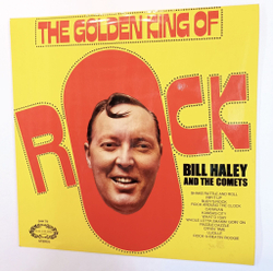 Винтажная виниловая пластинка LP Bill Haley And The Comets The Golden King Of Rock (UK 1971)