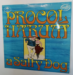 Винтажная виниловая пластинка Procol Harum A Salty Dog (UK 1972)
