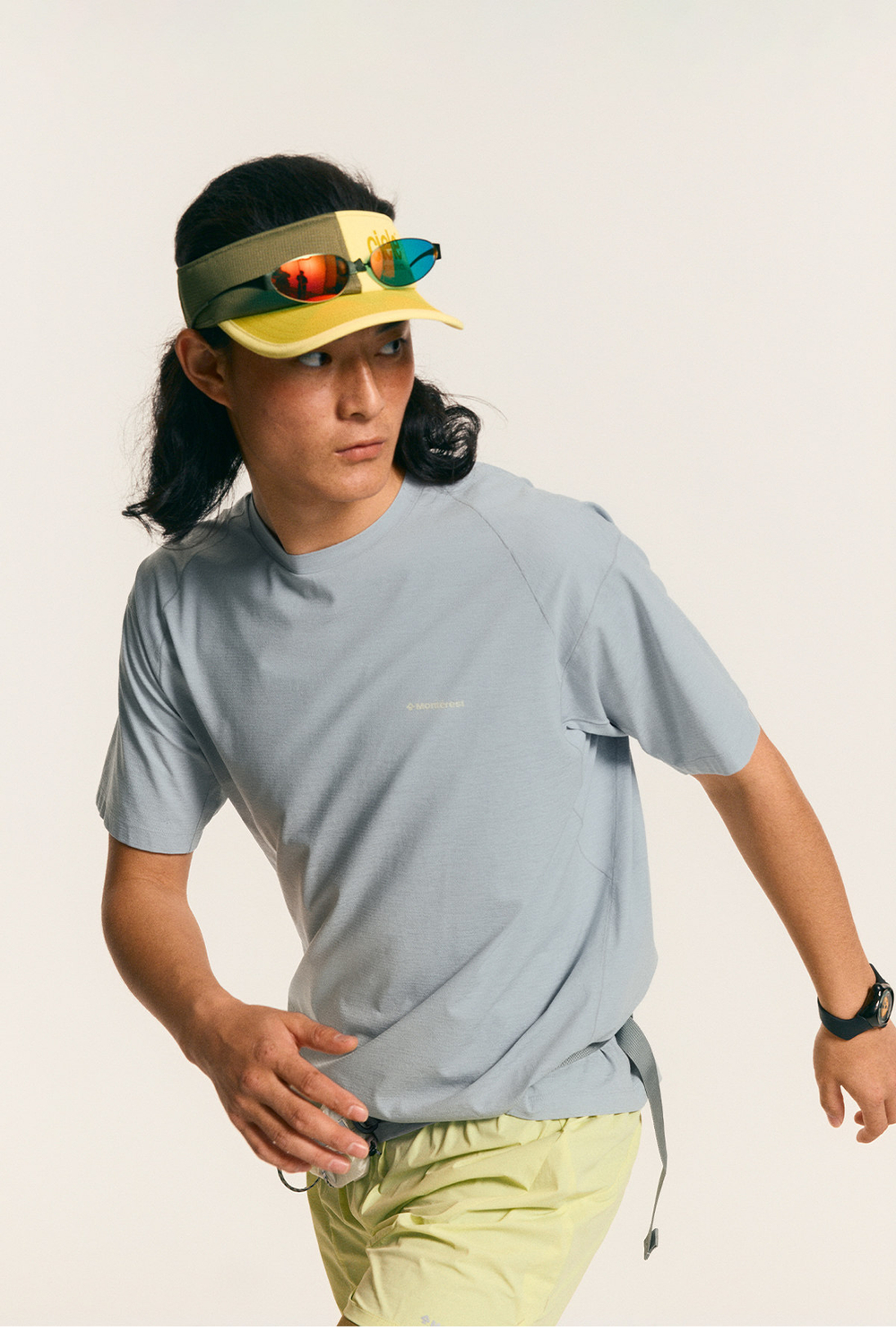 Футболка Nothomme Monterest Regular Logo светло-голубой