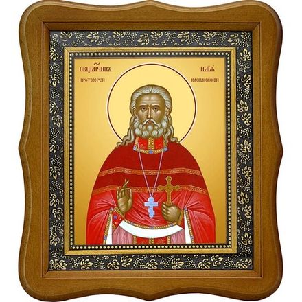 Илия (Бажанов) Касимовский священномученик. Икона на холсте.