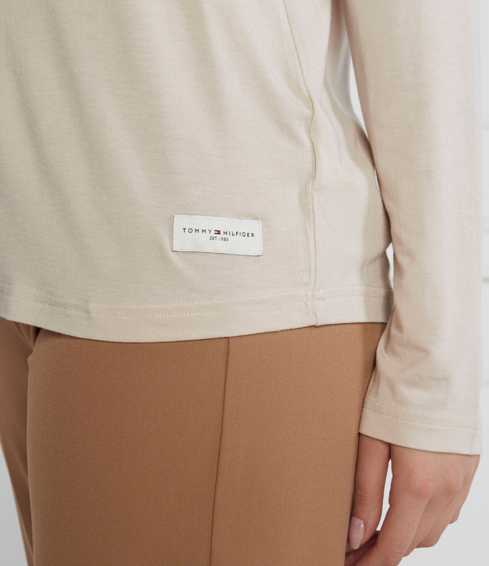 Блузка Tommy Hilfiger - кремовый(UW0UW04985)