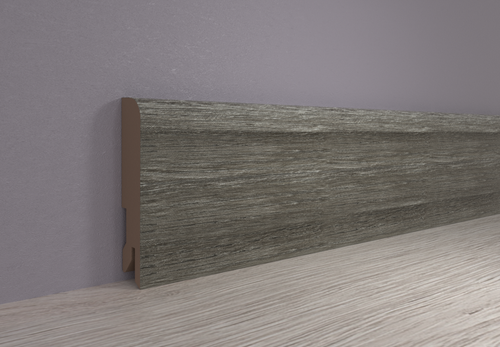 Плинтус МДФ ламинированный Лука Пл 100-10МДФ.2400.24050 дуб винтаж графит 16x100х2400 мм