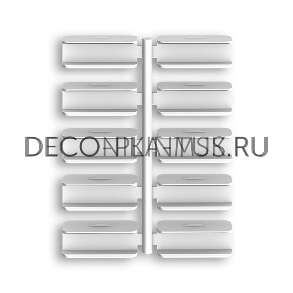 Соединитель плинтуса Дюра прямой- 001 Белый (в наборе 10шт на 5 прямых соединений)