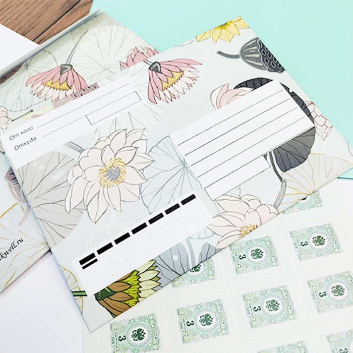 Конверт "Лотосы"