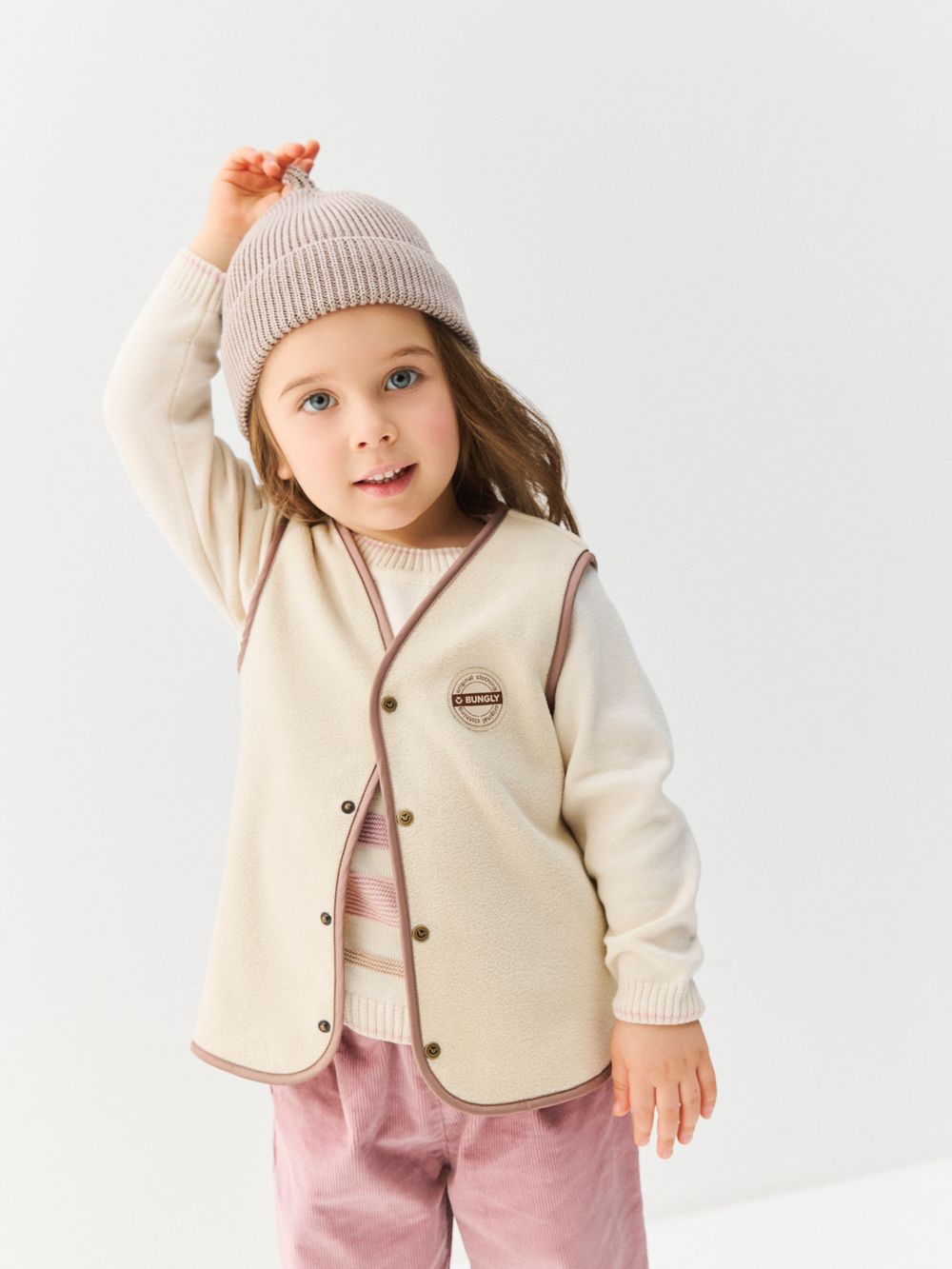 Жилет флисовый "Молоко" 0+