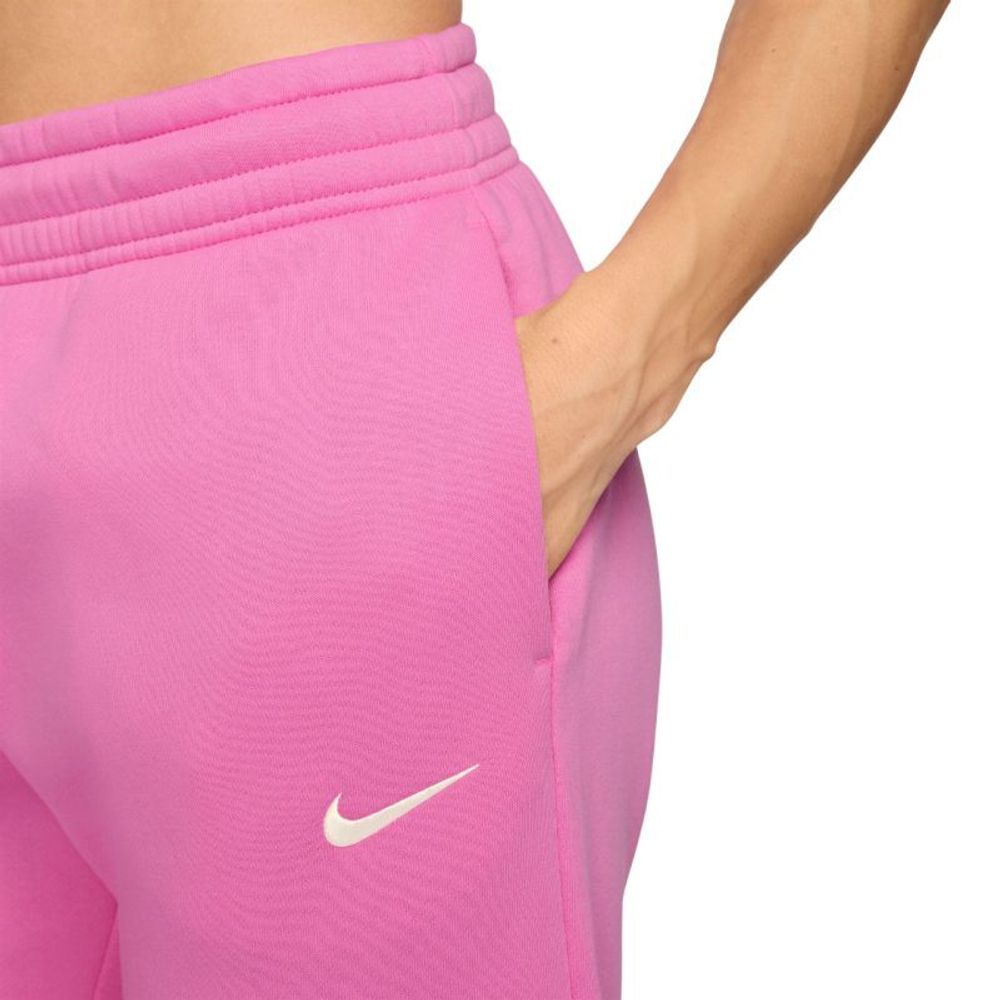 Женские теннисные брюки Nike Sportswear Phoenix Fleece - playful pink/sail
