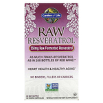 Garden of Life, RAW Resveratrol, 350 мг, 60 веганских капсул