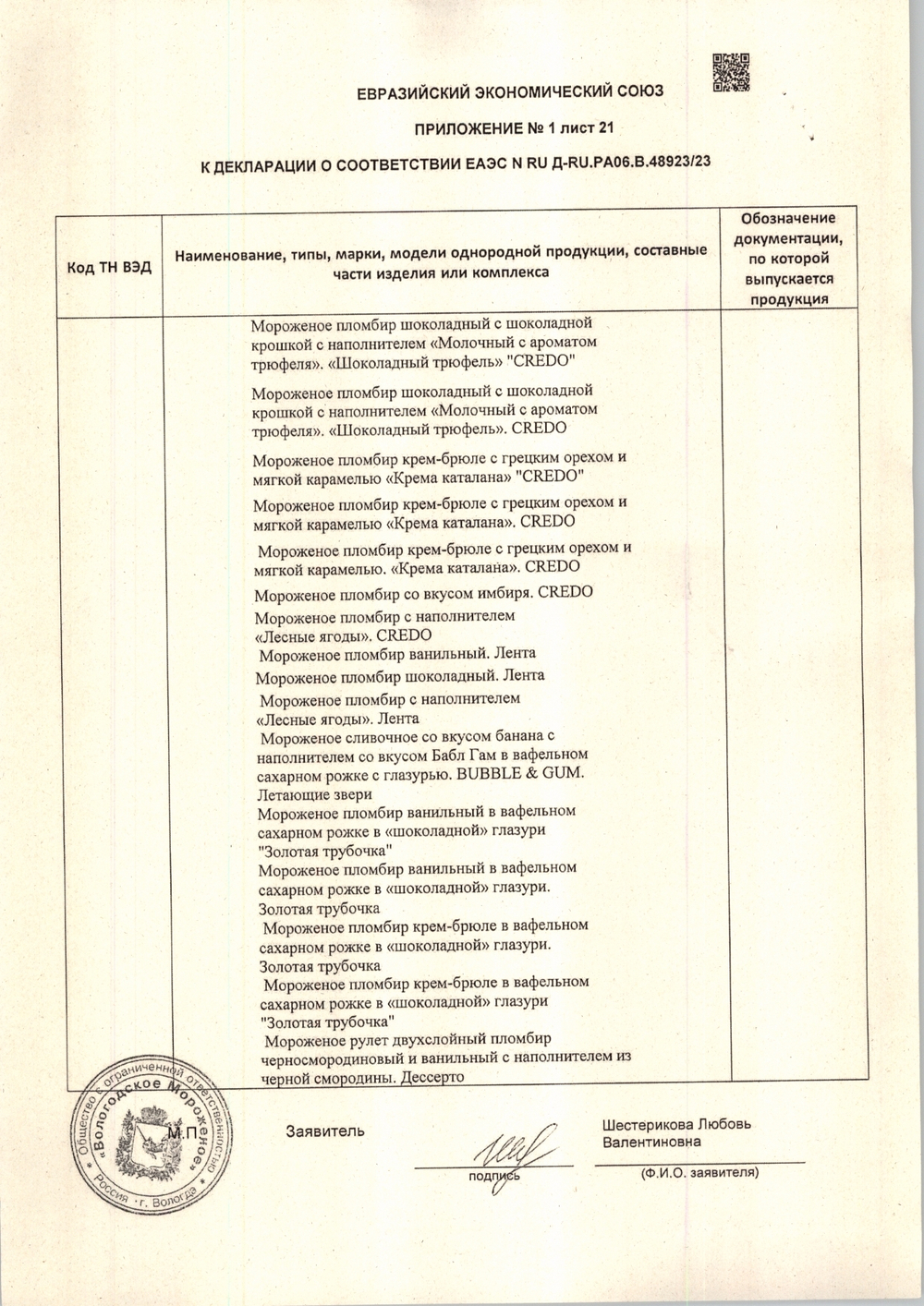 Мороженое Филевское Пломбир Ванильный 15% 2,2кг