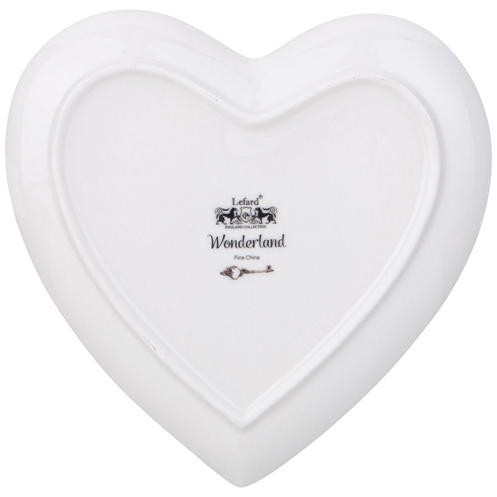 ТАРЕЛКА LEFARD "WONDERLAND" СЕРДЦЕ 15*2 СМ (КОР=72ШТ.)