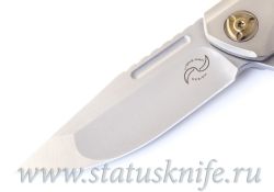 Нож Liong Mah Design Lanny Flipper Greenфотография - 2