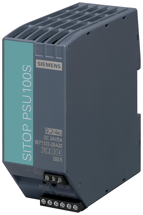 SITOP PSU100s 24 v/5 a, стабилизированный блок питания,  SIEMENS 6EP1333-2BA20