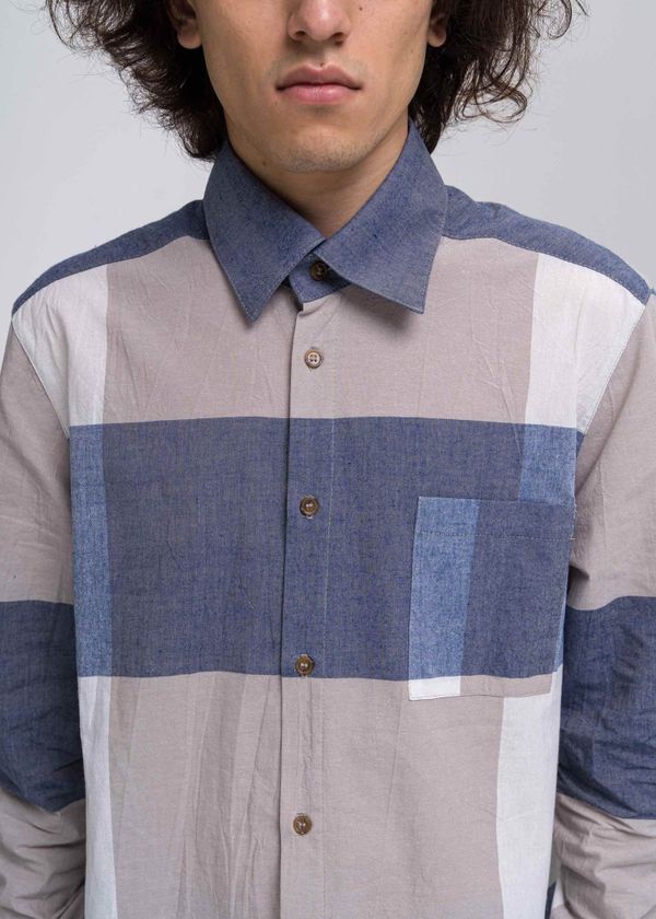 Рубашка Синяя Клетка - фото 5