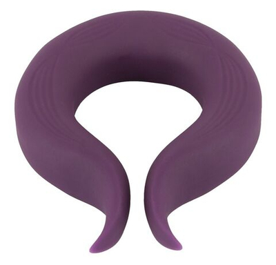 Вибратор для пар Two Motors Couple’s Ring в форме кольца (Цвет: фиолетовый)