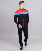 Куртка разминочная NORDSKI DRIVE Black/Red, мужская, NSM805910