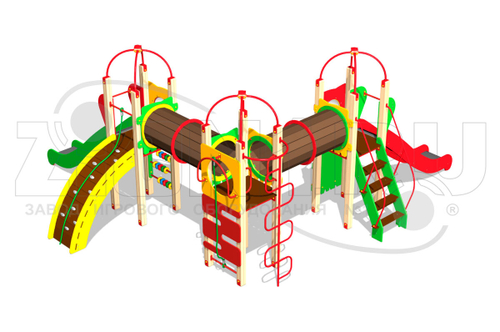 Детский игровой комплекс «Черный носорог»