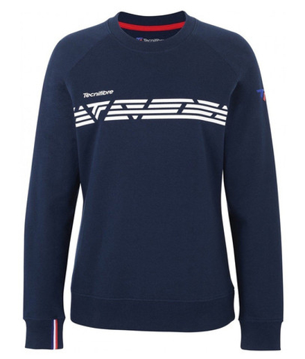 Женская Кофта теннисная Tecnifibre Lady Sweat - небесный