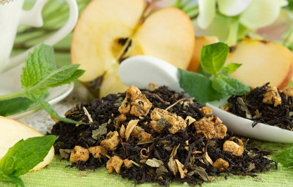 Черный чай Яблоко с мятой РЧК