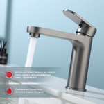 Смеситель для раковины Raglo R50.10.09, графит