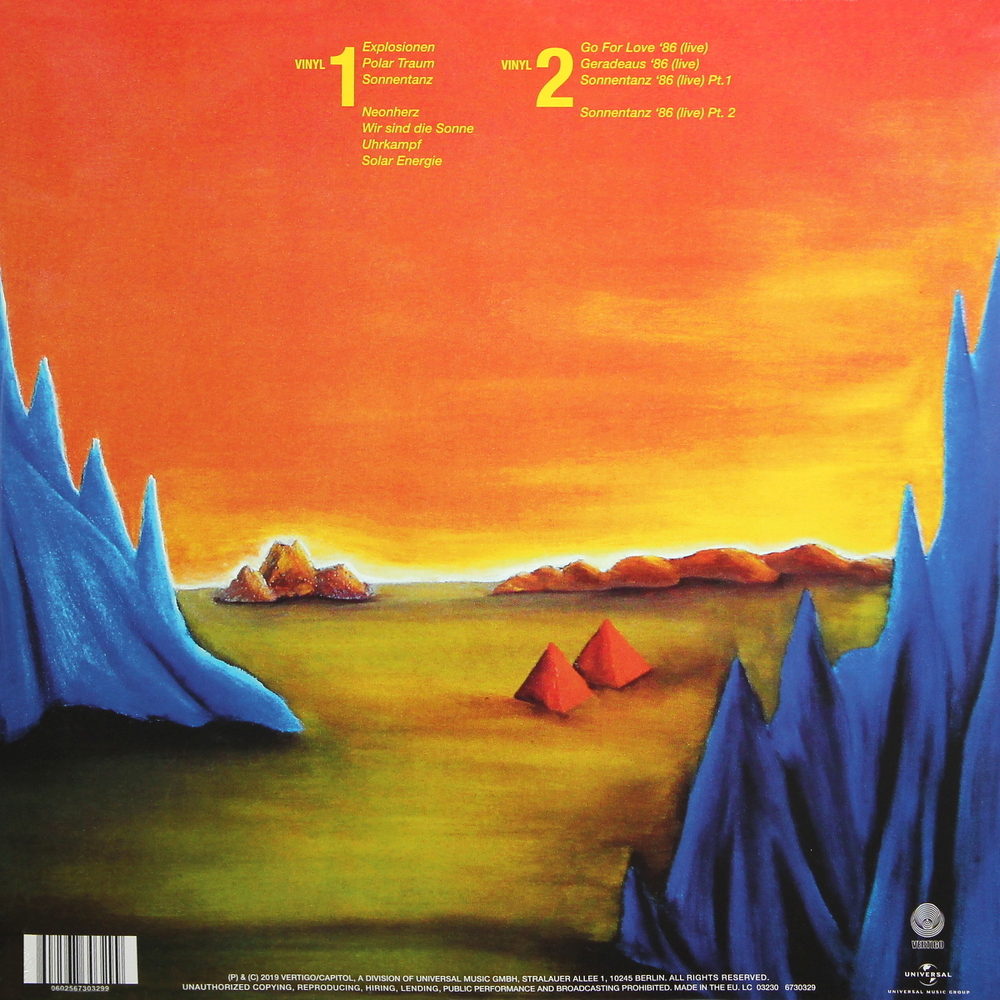 Grobschnitt / Sonnentanz - Live (Coloured Vinyl)(2LP)