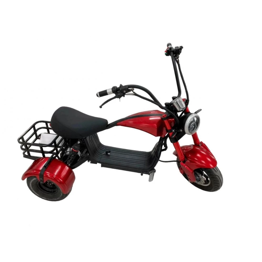 Электроскутер CityCoCo TRIKE GT X6 CHOPPER красный