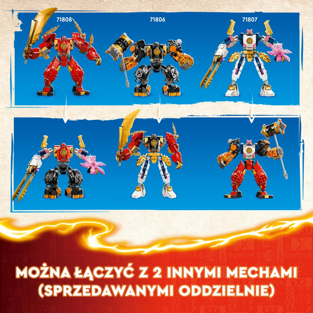 Конструктор LEGO Ninjago 71808 Огненный мех Кая — фото 11