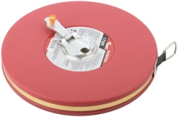 Рулетка строительная 50 м землемерная фибергласовая лента для измерения больших длин