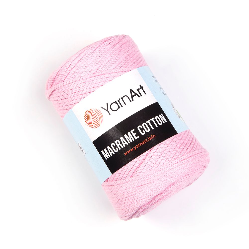 Пряжа YarnArt Macrame Cotton, Бледно розовый