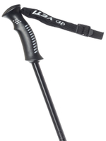 Палки для скандинавской ходьбы треккинговые Tech Team Yeti Black 115-135 см., двухсекционные телескопические алюминиевые, система-антишок