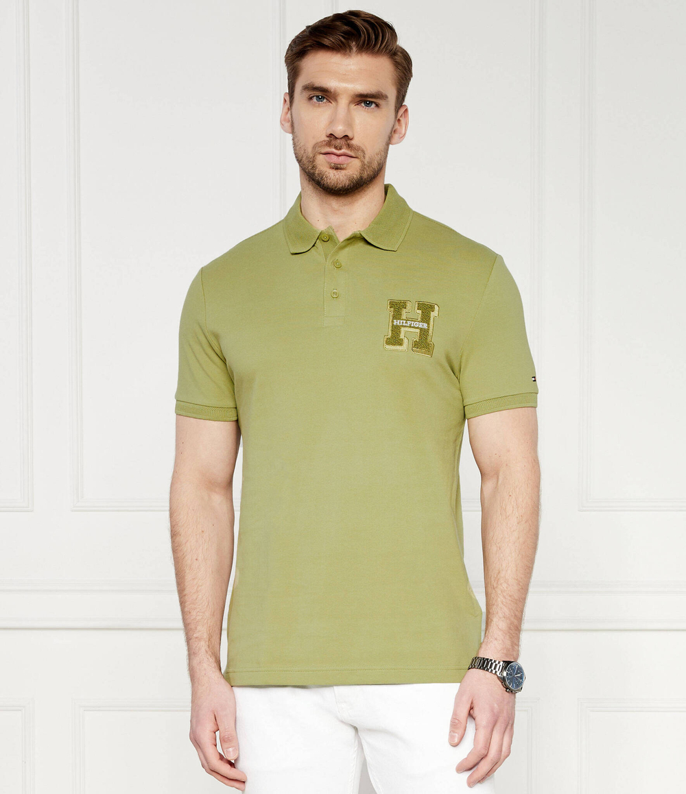 Поло Tommy Hilfiger - зеленый(MW0MW34771)